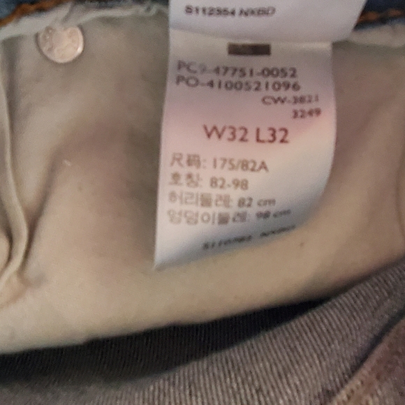 Denizen Levis 231 Athletic Blue Men's Jeans. 32x32 - Picture 5 of 11